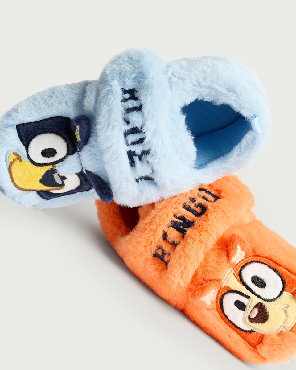 image 1 of Bluey and Bingo Cupsole Slippers in Multi