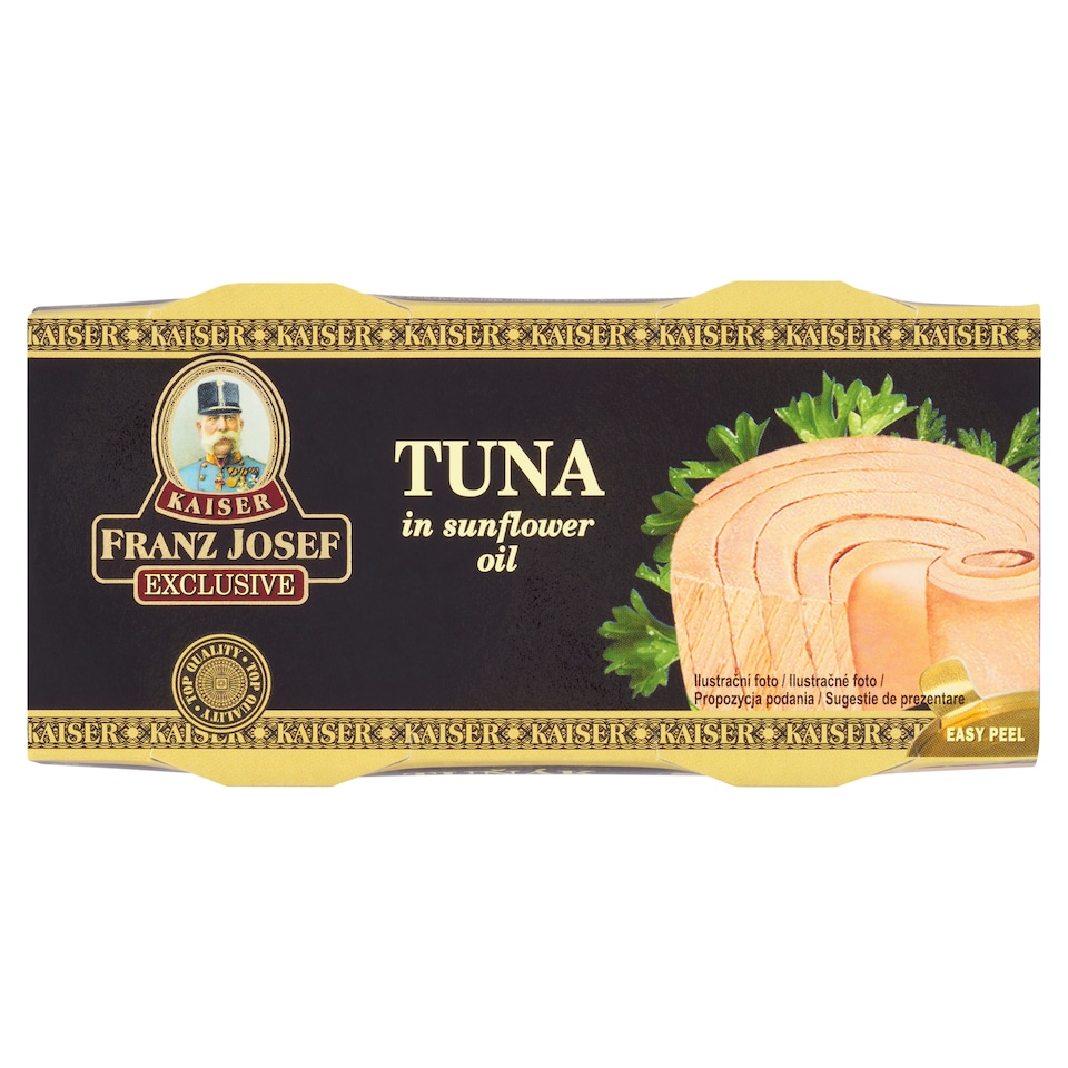 obrázok 1 z Franz Josef Kaiser Exclusive Tuniak v slnečnicovom oleji 2 x 80 g (160 g)