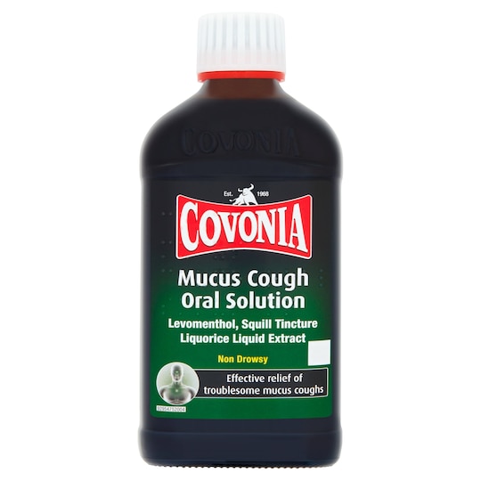Covonia Mucus Cough Oral Solution 300Ml Tesco Groceries