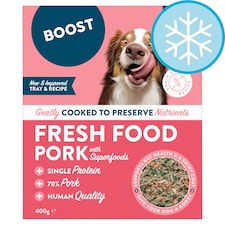 Boost Pet Pork with Superfoods Meal for Dogs 400g