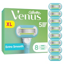 Gillette Venus Extra Smooth Women's Razor Blade Refills 8 Pack
