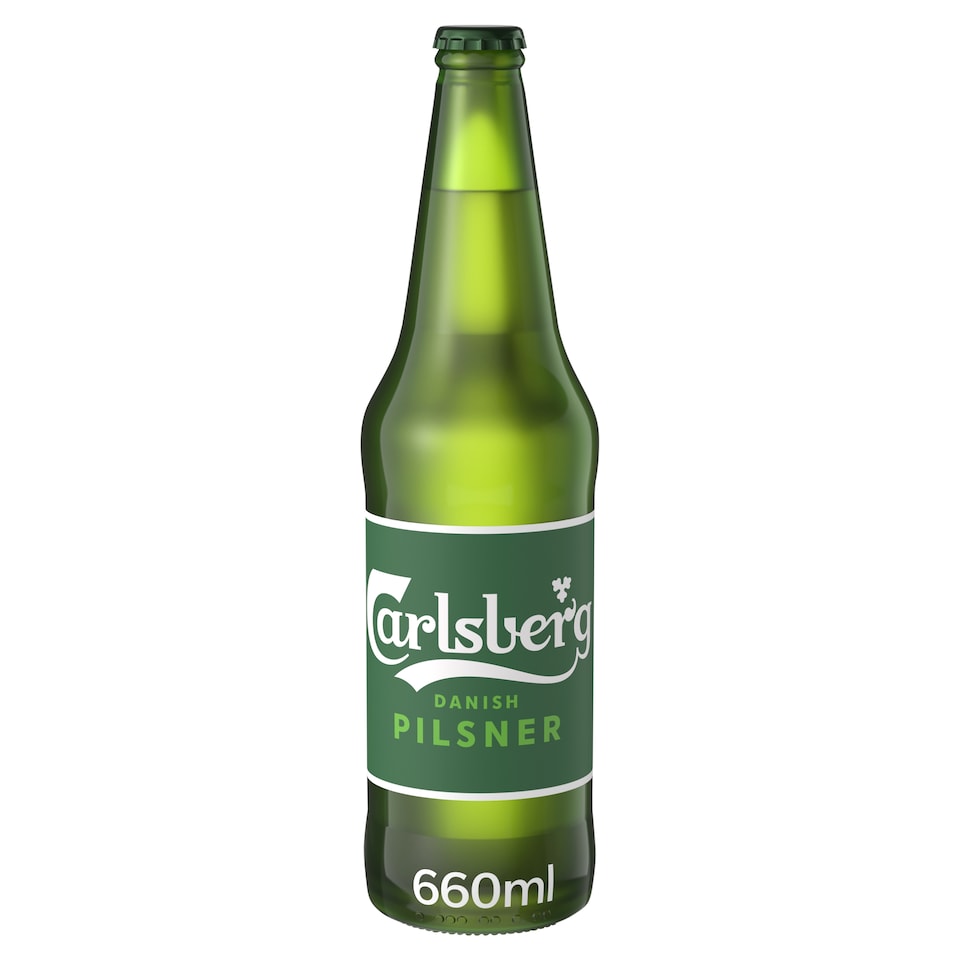 image 1 of Carlsberg Danish Pilsner Lager Beer Bottle 660ml