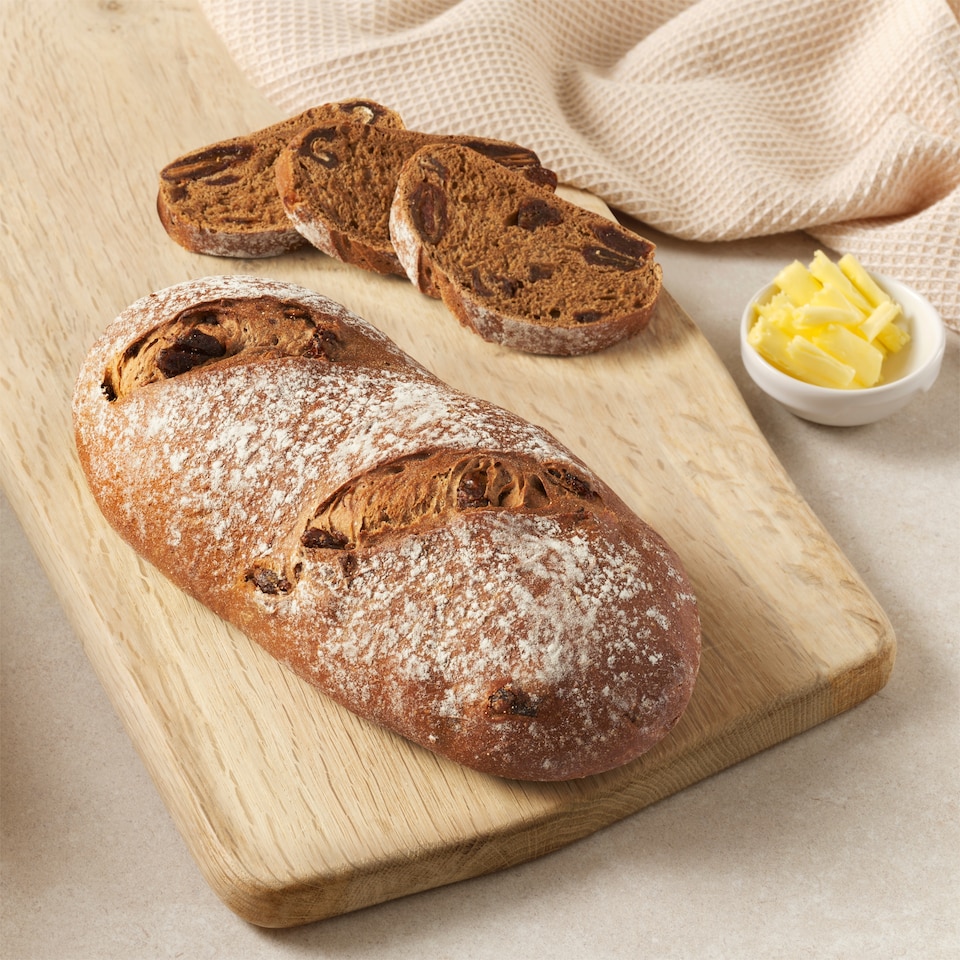 Tesco Finest Date & Brazilian Coffee Bloomer