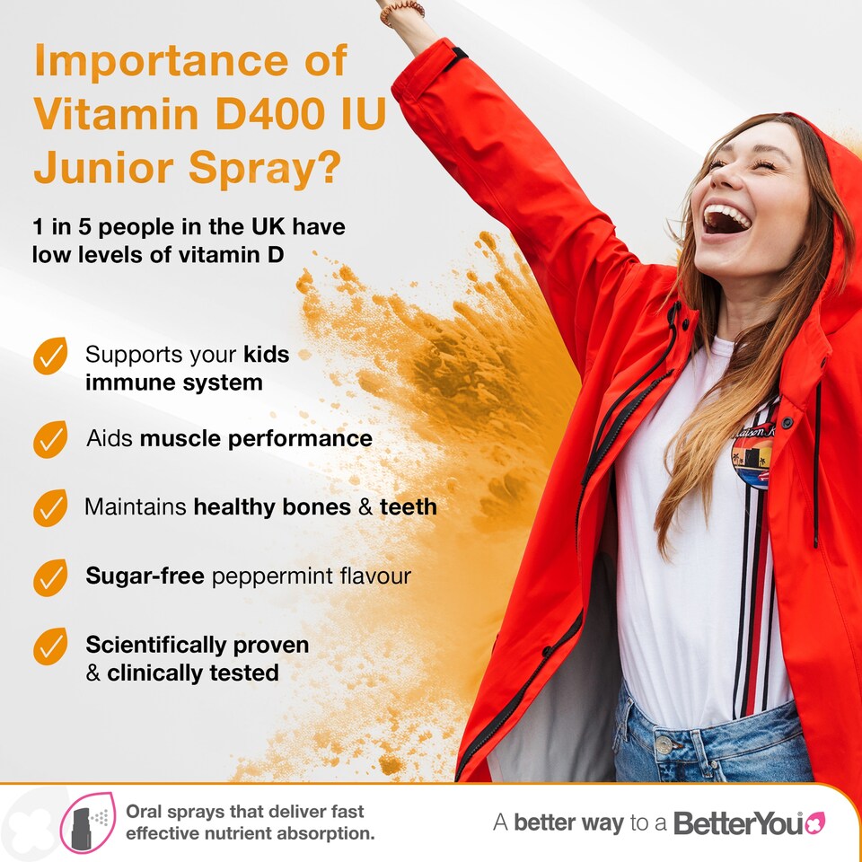 image 1 of Better You Dlux Junior Vitamin D Oral Spray 15Ml