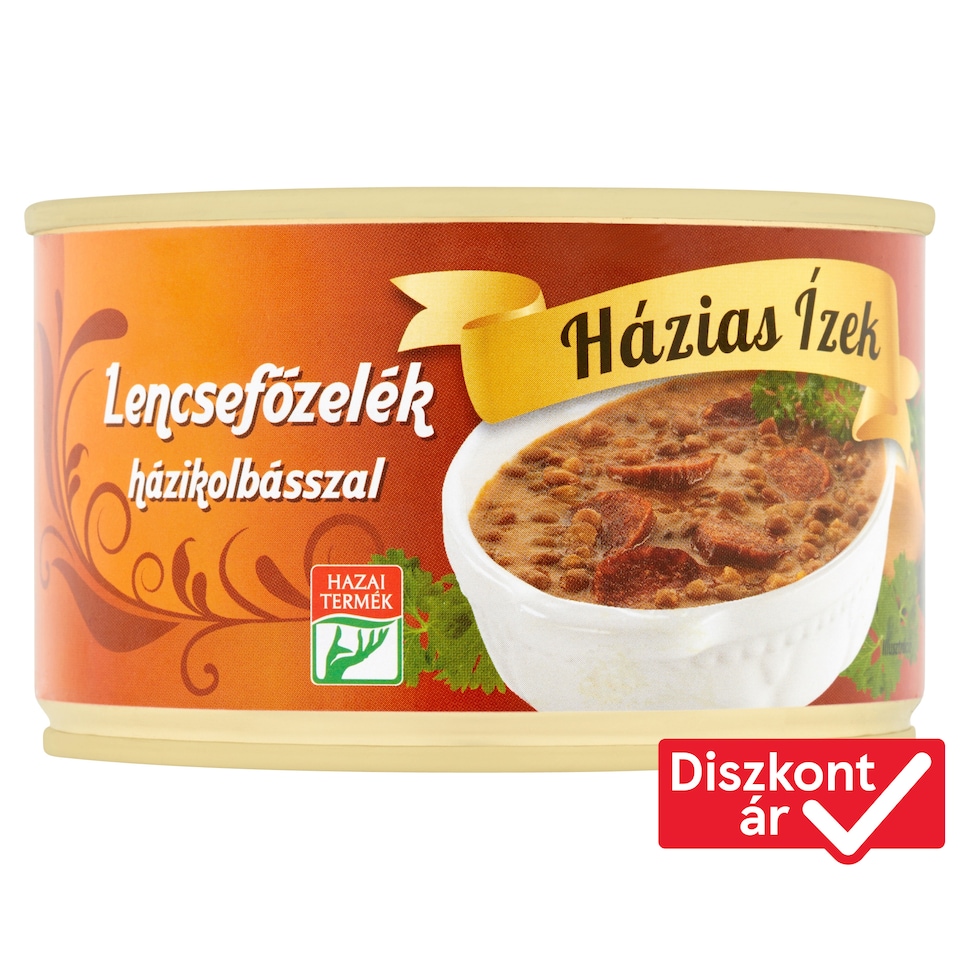 Házias Ízek Dish of Lentils with Sausage 400 g