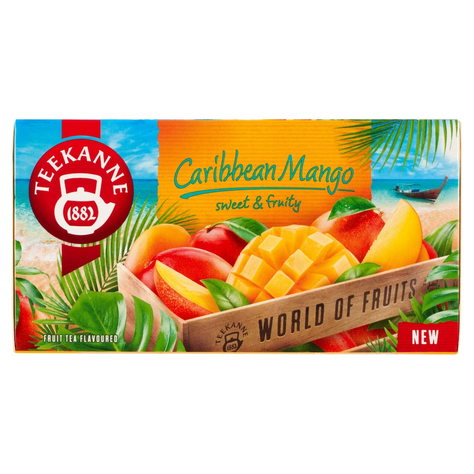 image 1 of Teekanne World of Fruits Caribbean Mango Fruit Herbal Tea 20 x 2.25 g (45 g)