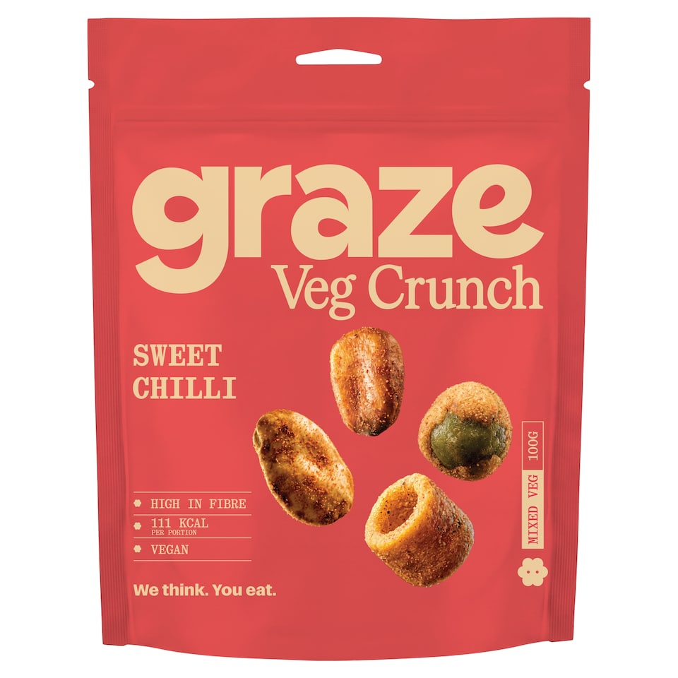 Graze Sweet Chilli Crunch Snack 100G