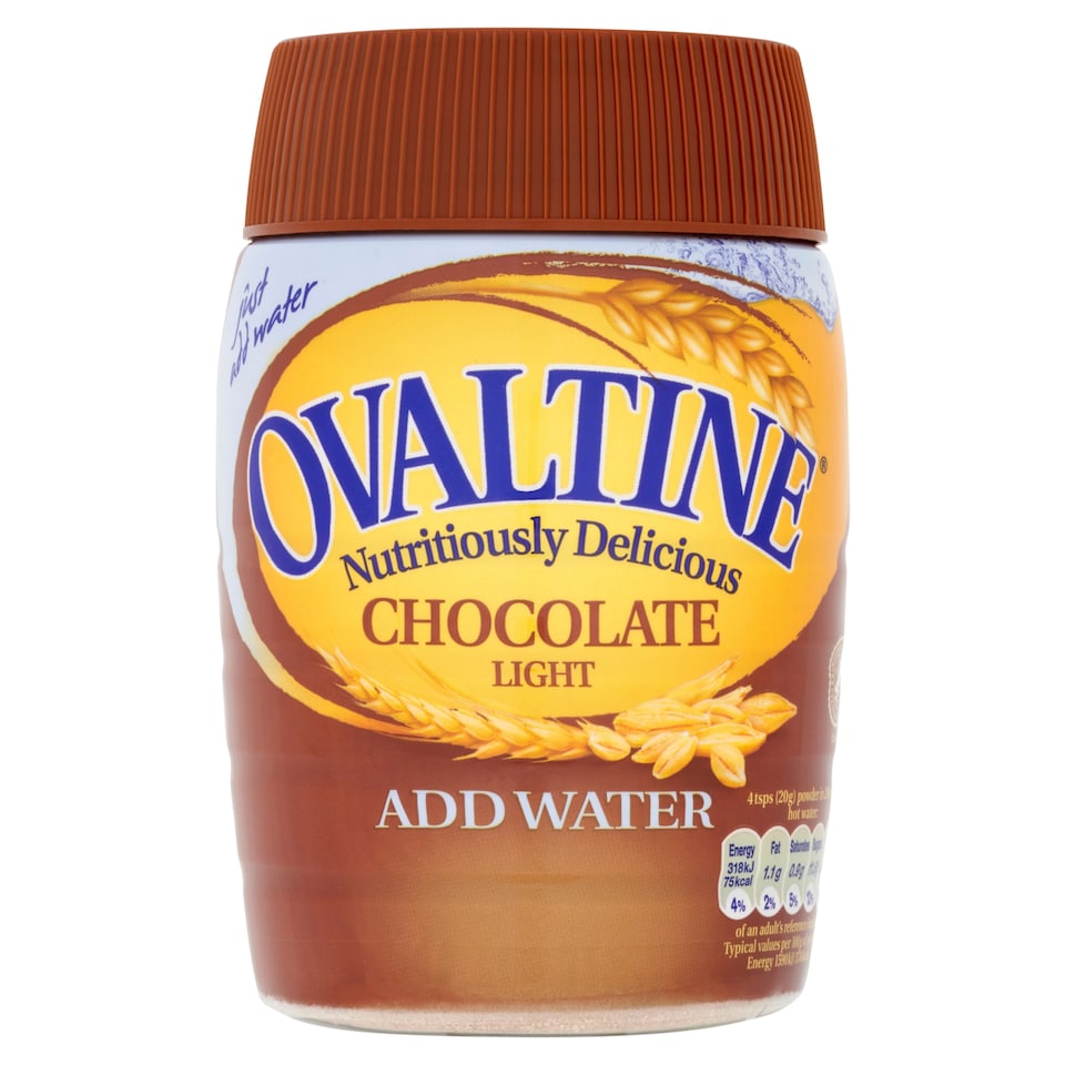 Ovaltine Chocolate Light Add Water 300G