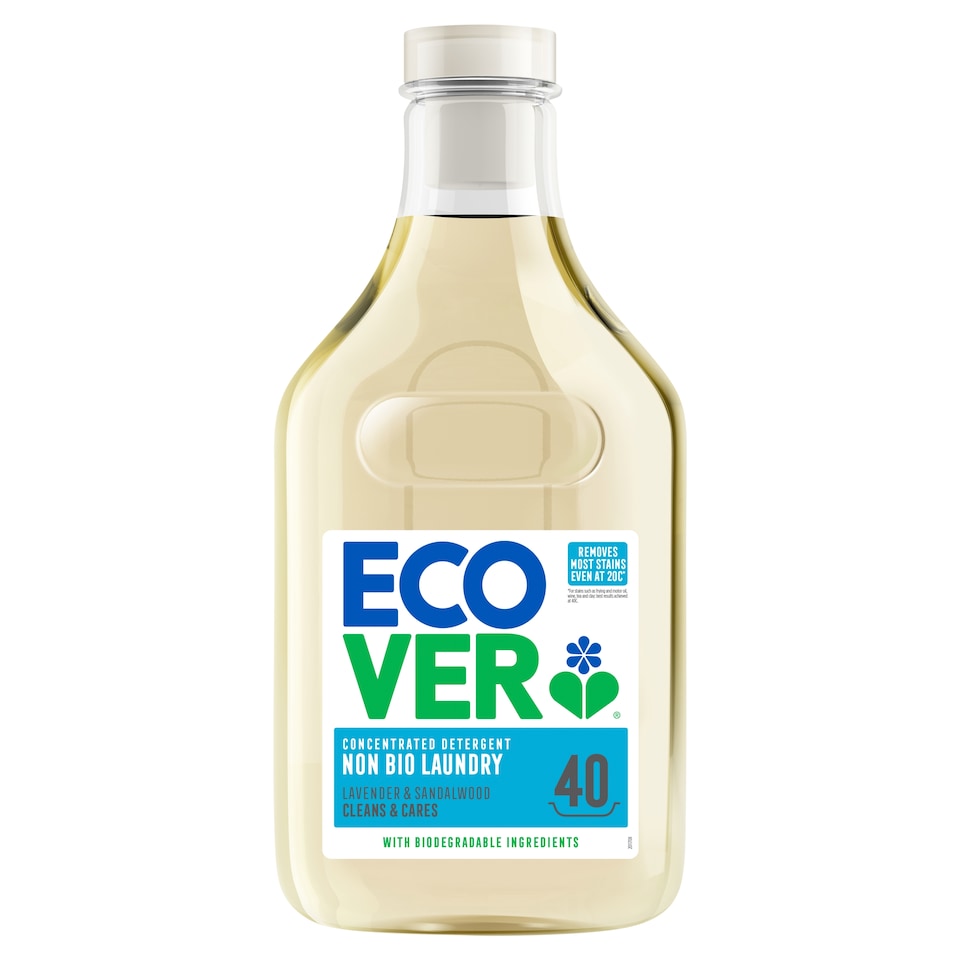image 1 of Ecover Non Bio Concentrated Laundry Liquid 1.43Litre 40 Wash