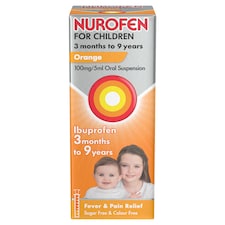 Nurofen For Children 100Mg Orange Liquid 100Ml