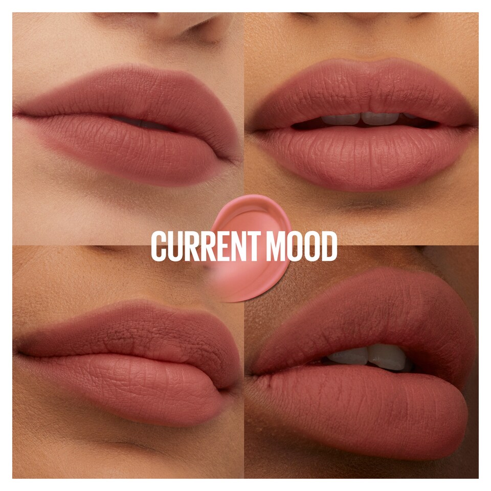 image 1 of Maybelline Super Stay Teddy Tint Lip Tint, 10 Current Mood, 5ml