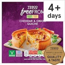 Tesco Free From Cheese & Onion Quiche 160G