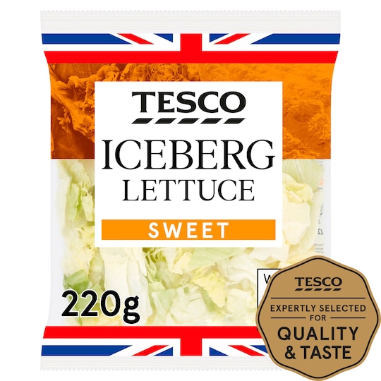 Tesco Iceberg Lettuce 220G Tesco Groceries