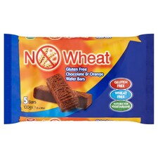 No Wheat Chocolate And Orange Bars 5 Pack