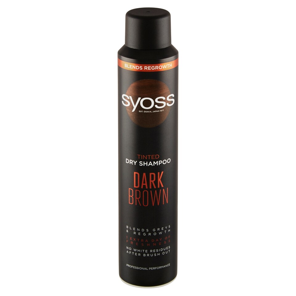 Syoss tónovací suchý šampón Dark Brown 200 ml