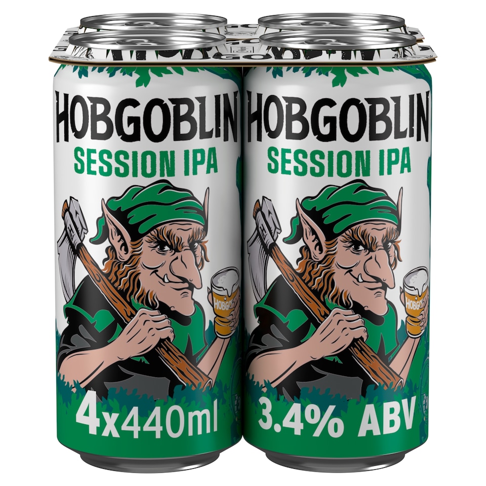 image 1 of Hobgoblin Session IPA Ale Beer 4 x 440ml