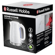 Russell Hobbs Honeycomb Kettle - White