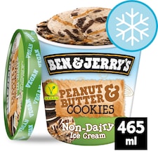 Ben & Jerry Non Dairy Peanut Butter And Cookies Ice Cream 465Ml