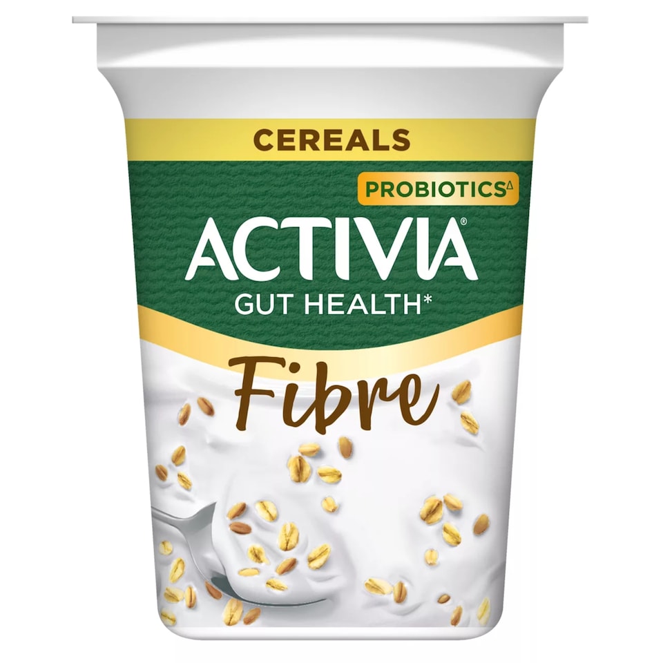 image 1 of Activia Fibre Cereals Gut Health Yoghurt 400g