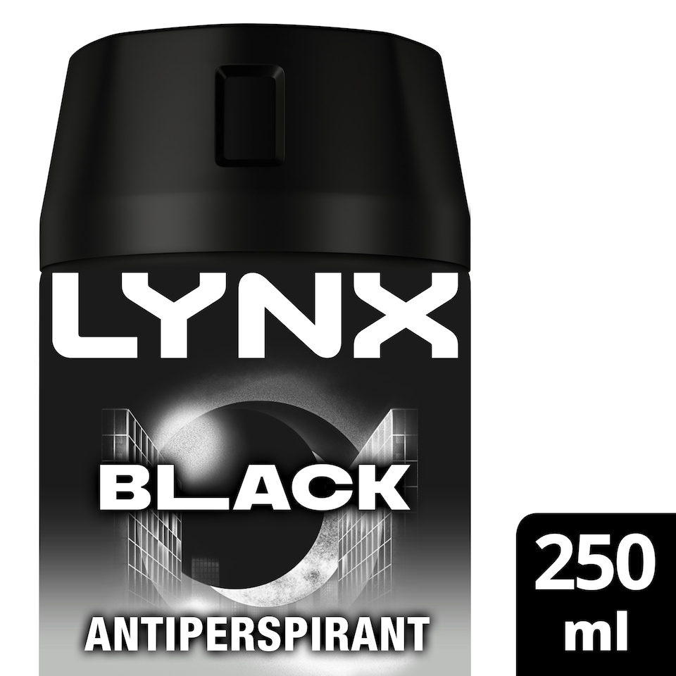 image 1 of Lynx Black 72h Antiperspirant Deodorant 250ml