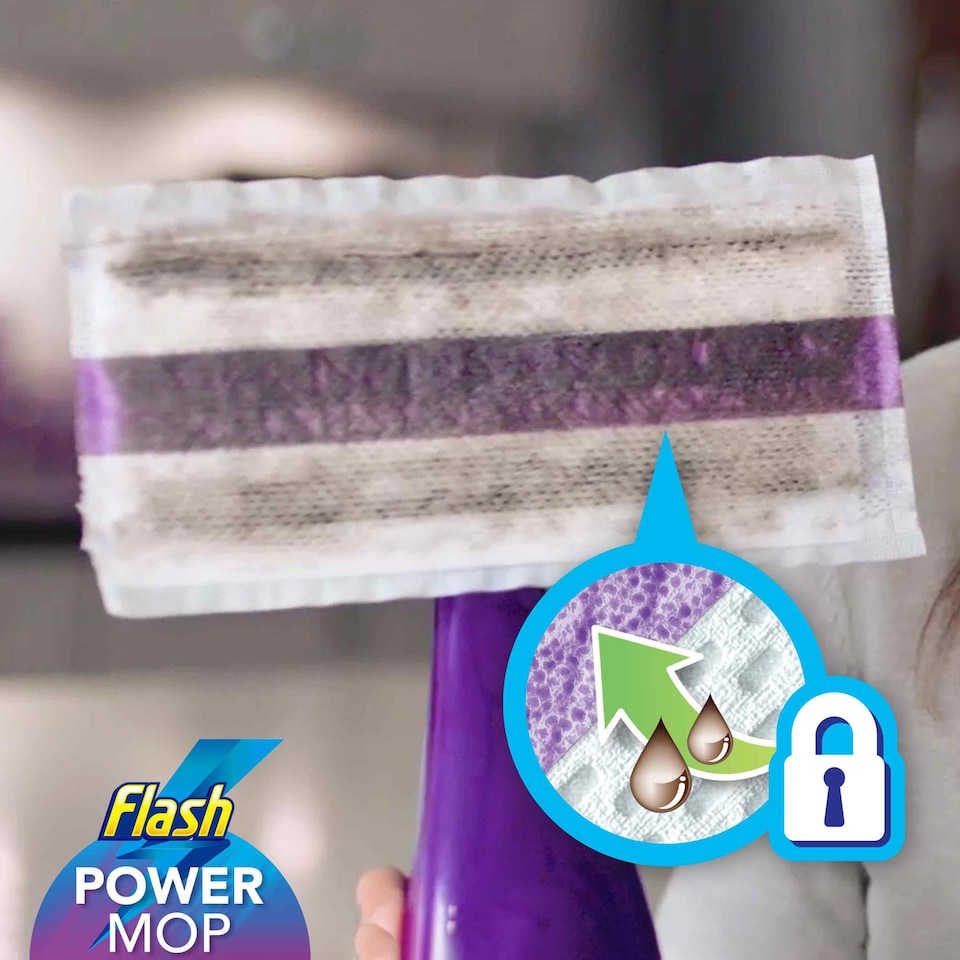 image 1 of Flash Power Mop Refill Pads 8 Pack