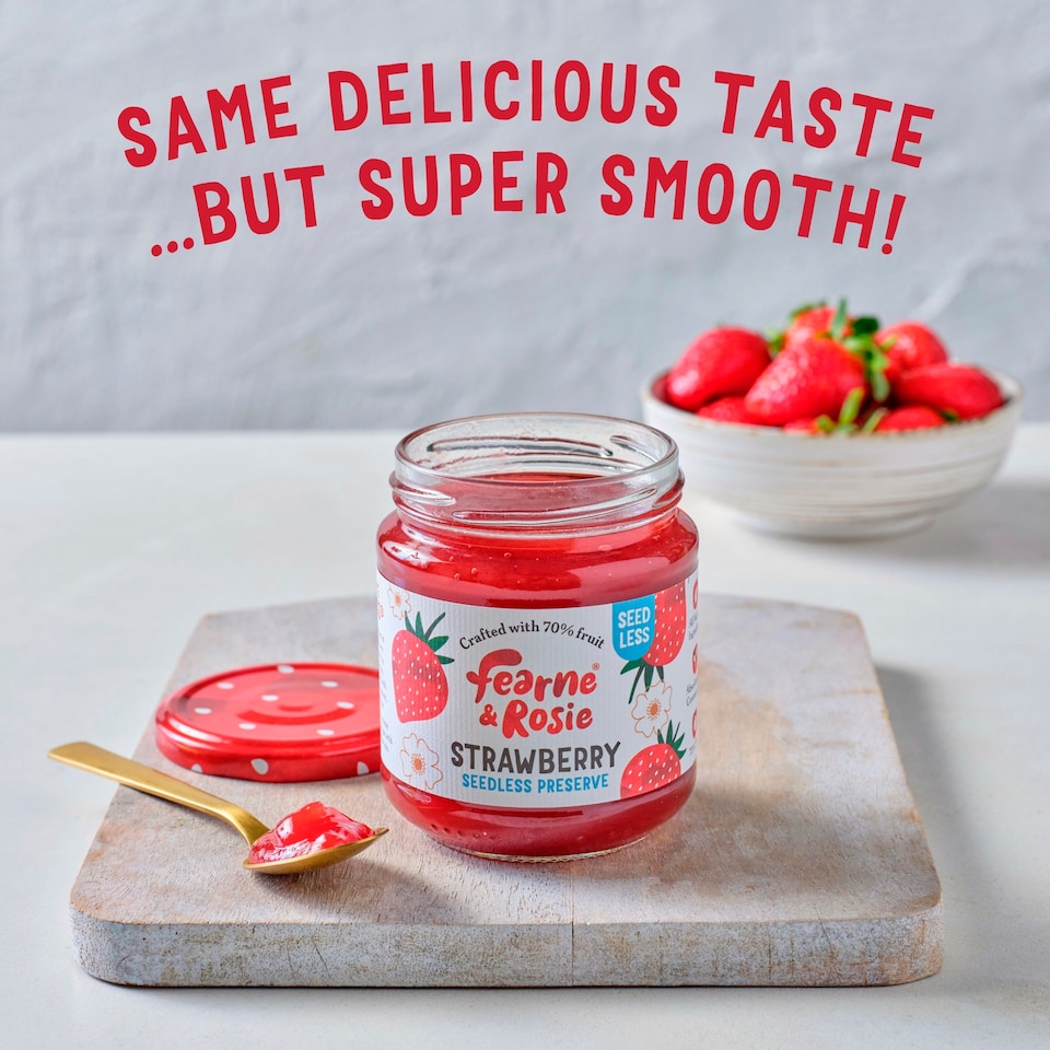 image 1 of Fearne & Rosie Strawberry Seedless Preserve 310g
