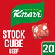image 1 of Knorr Beef Stock Cubes 20 X 10G
