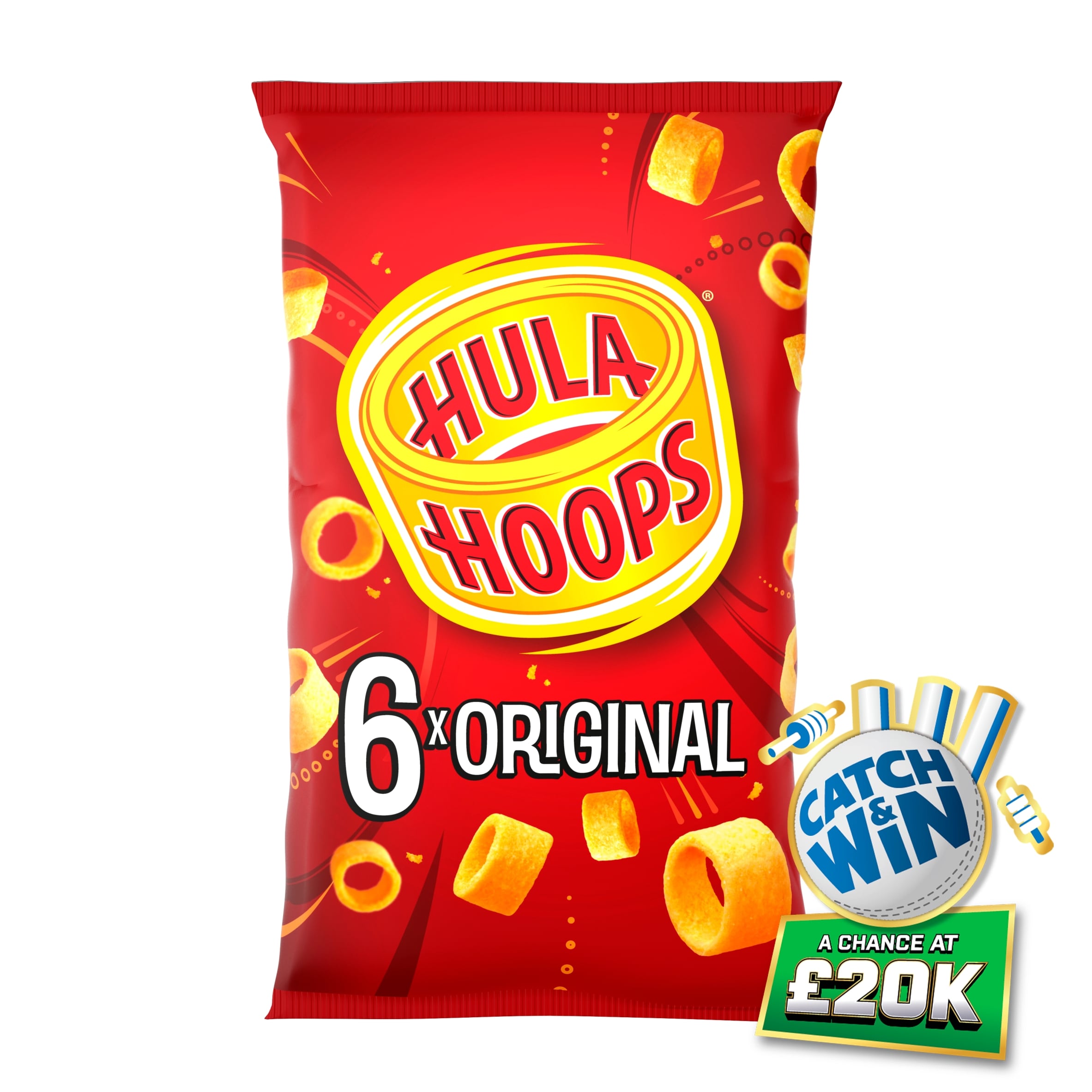 Hula Hoops Original Multipack Crisps 6x24g