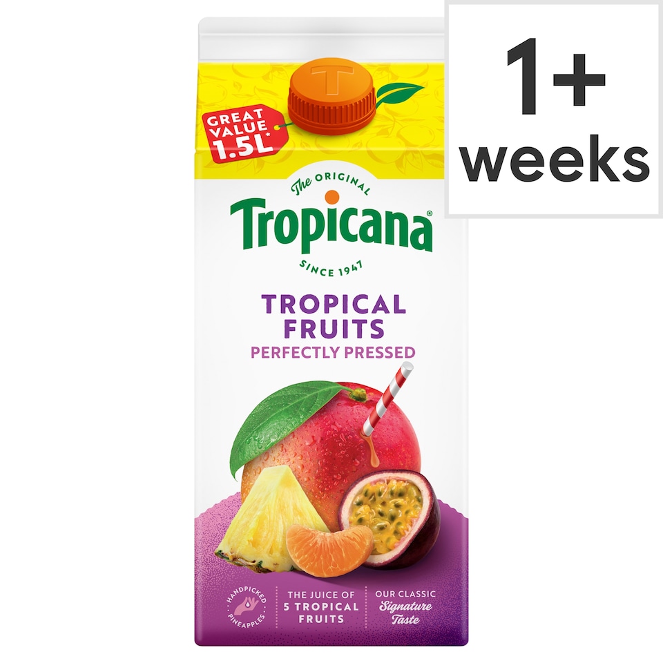 image 1 of Tropicana Tropical Fruit Juice 1.5L