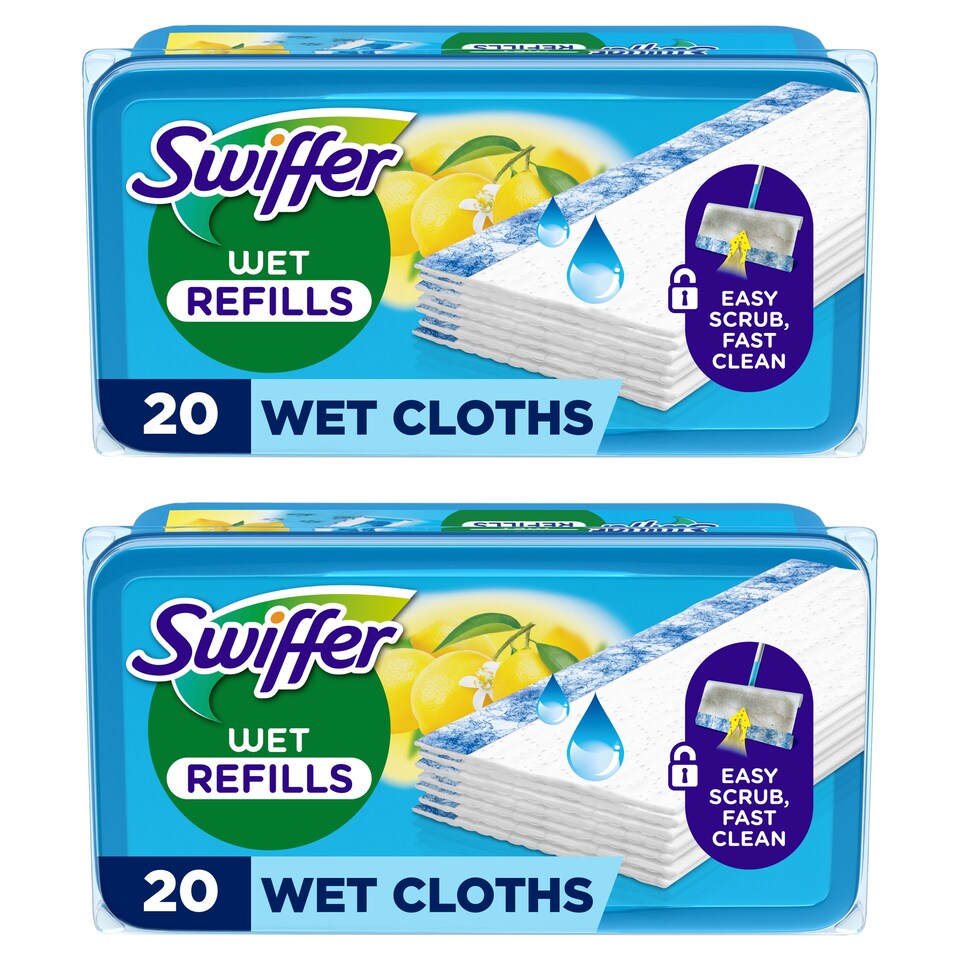 image 1 of Swiffer Vlhčené Utierky Na Podlahu S Citrus Fresh Vôňou x40