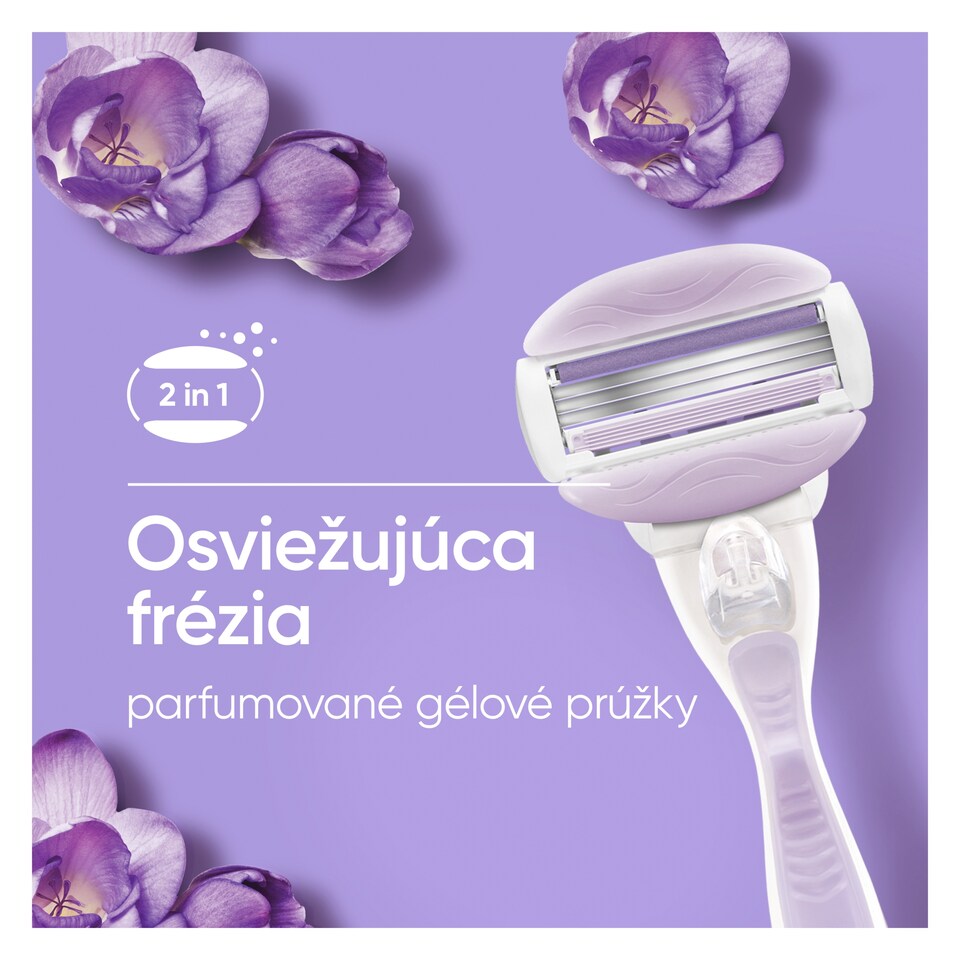 obrázok 1 z Gillette Venus ComfortGlide Dámske Holiace Hlavice Breeze, Náhradné Holiace Hlavice