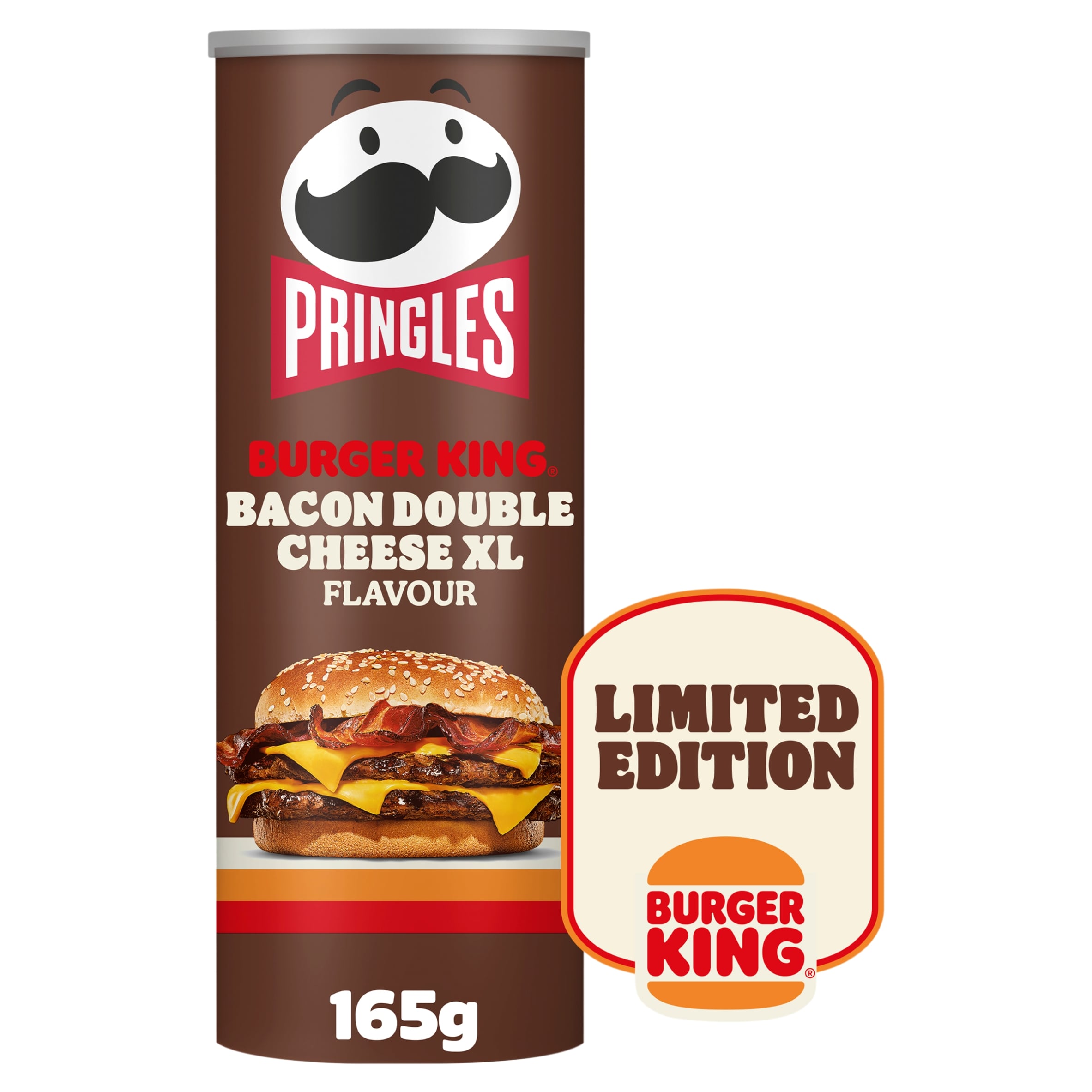 Pringles Burger King Bacon Double Cheese XL Flavour Limited Edition 165g