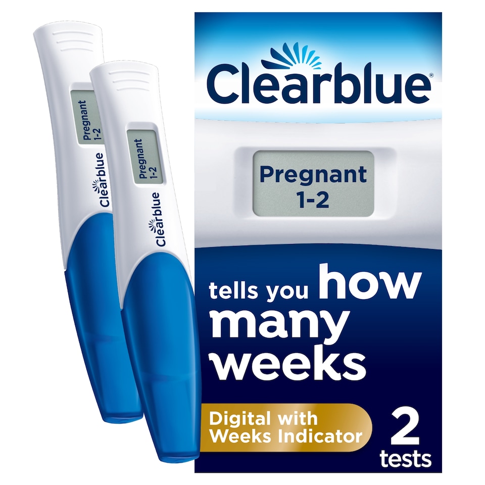 image 1 of Clearblue Digital Pregnancy Test With Weeks 2 Pack