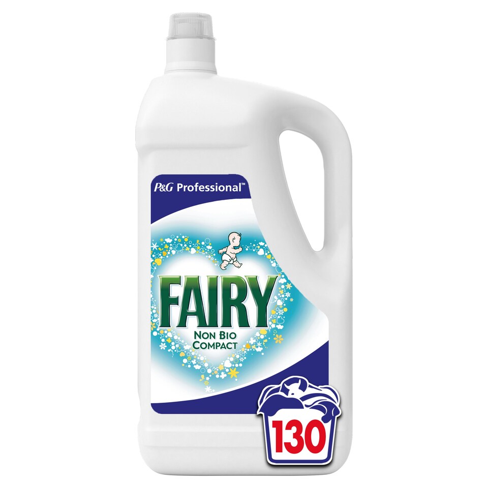 image 1 of Fairy Non Biological Washing Liquid 130 Washes 4.55L