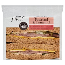 Tesco Finest New York Deli Inspired Pastrami & Emmental Sandwich