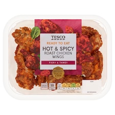 Tesco Hot & Spicy Roast Chicken Wings 350g