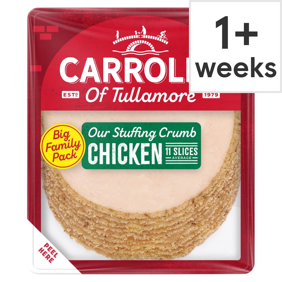 Carroll's Stuffing Crumbed Sliced Chicken 210g