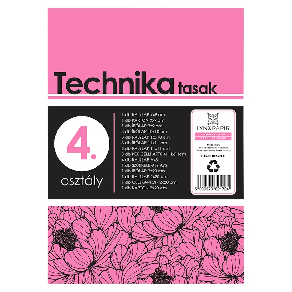 Lynx technika tasak 4. osztályosok számára