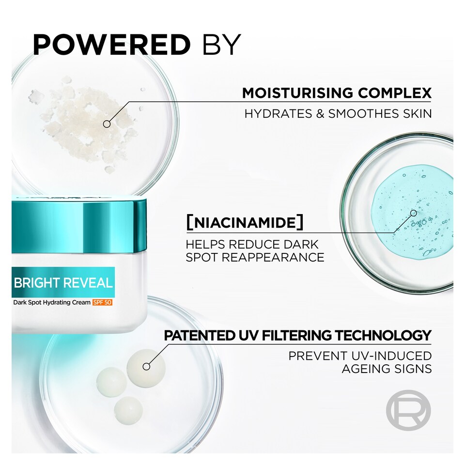 image 1 of L'Oreal Paris Bright Reveal Dark Spot Hydrating Cream SPF50 50ML