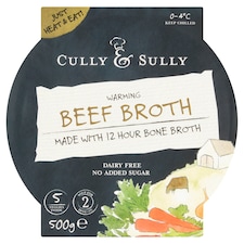 Cully And Sully Beef And Vegetable Broth 550G