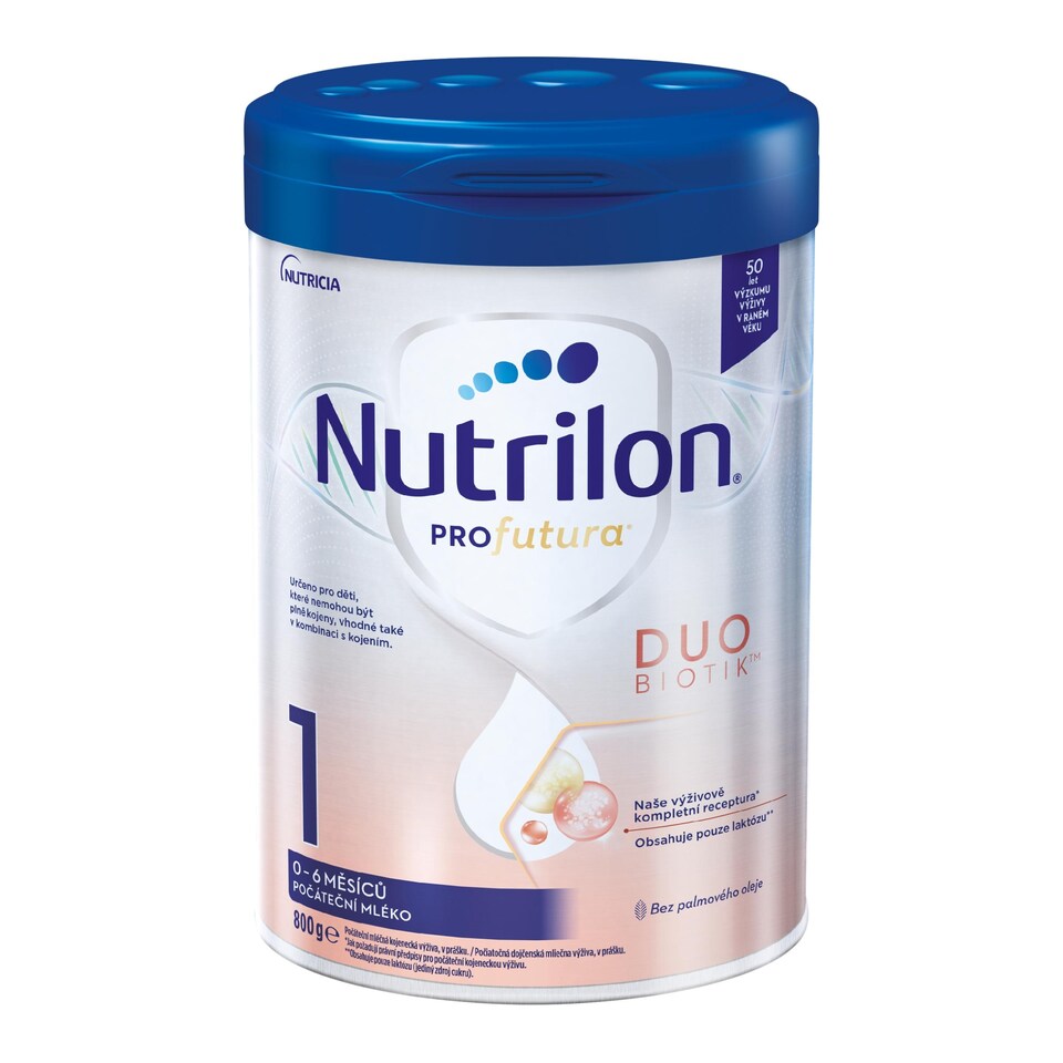 obrázok 1 z NUTRILON Profutura DUOBIOTIK 1 počiatočné dojčenské mlieko 800g