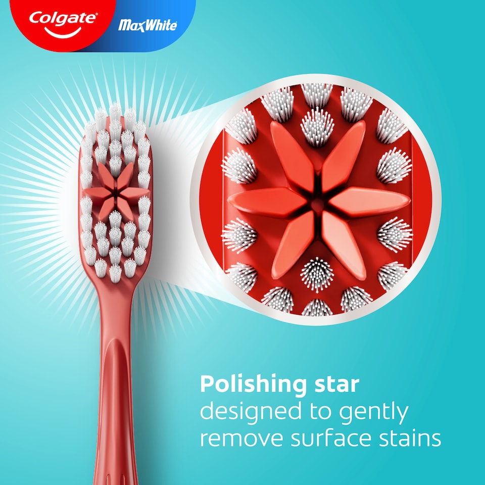 image 1 of Colgate Max White Medium Toothbrush