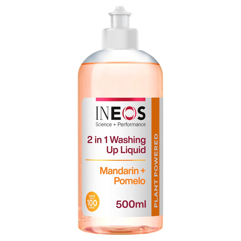 image 1 of INEOS 2 in 1 Washing Up Liquid Mandarin + Pomelo 500mL