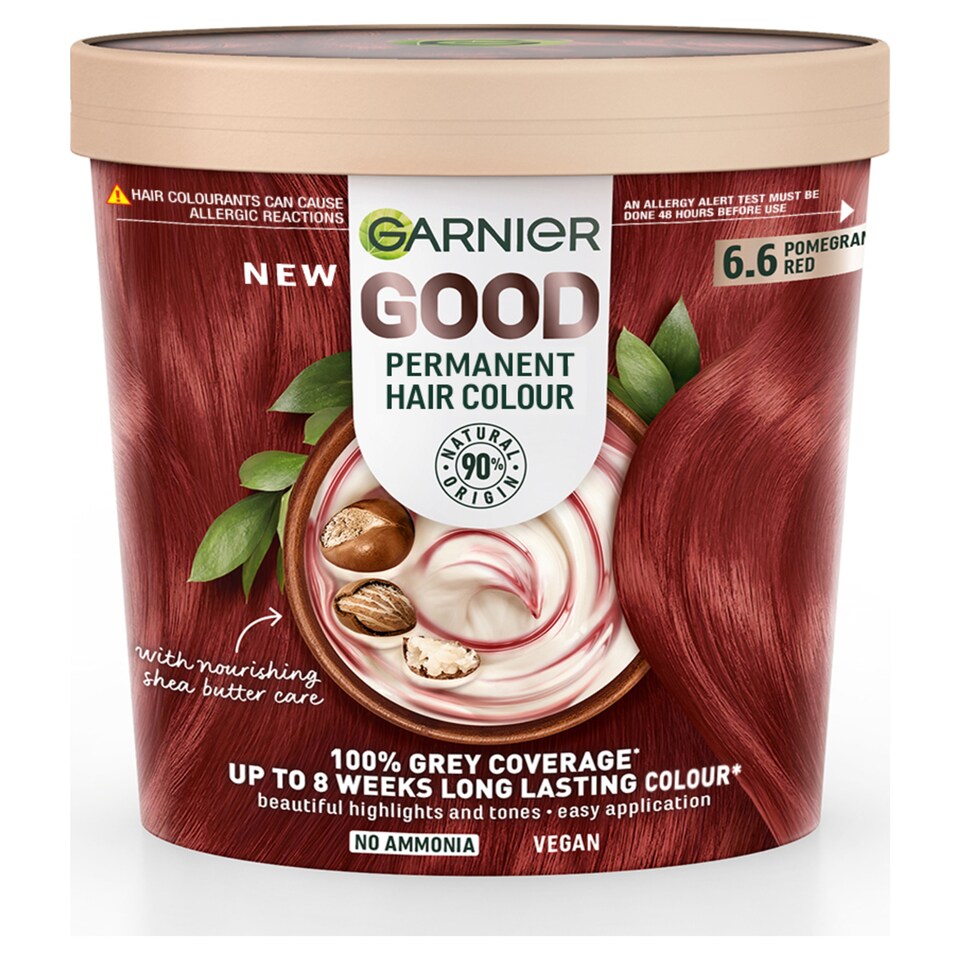 image 1 of Garnier Good Permanent Hair Colour - 6.6 Pomegranate Red
