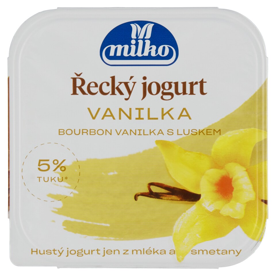 image 1 of Milko Greek Yoghurt 5% Vanilla/Chocolate 140g