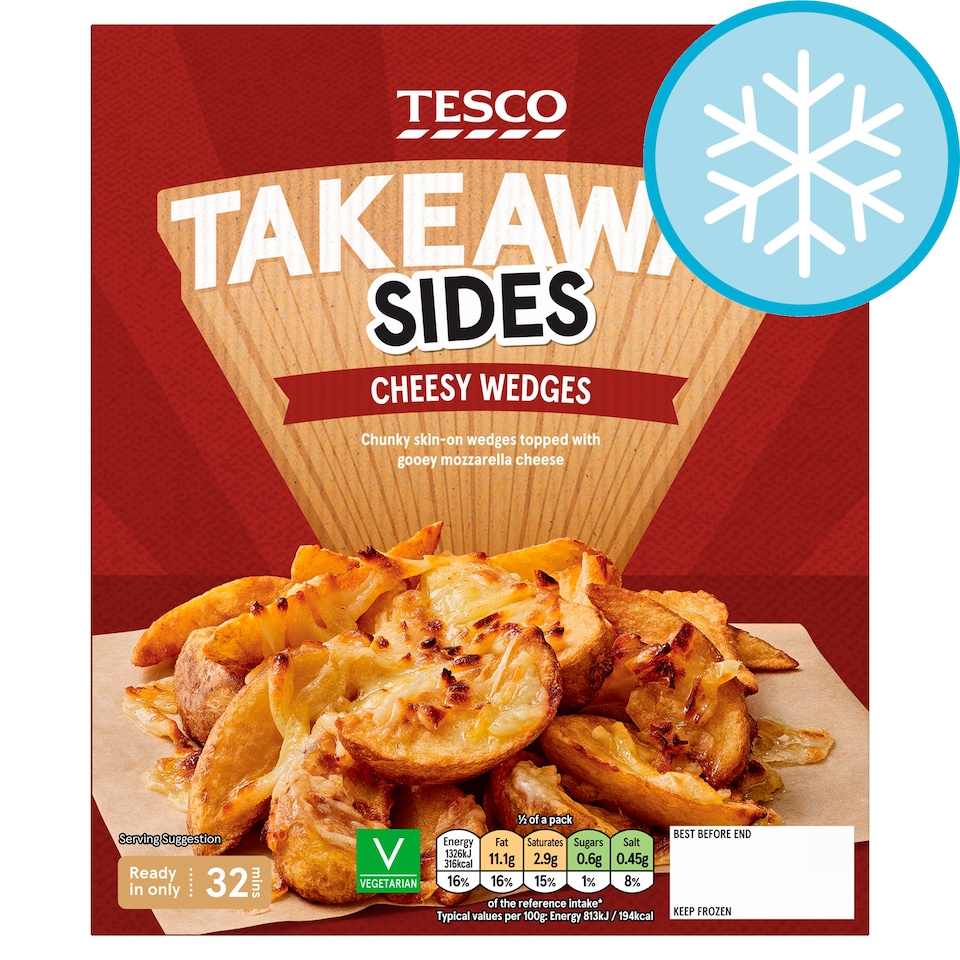 Tesco Takeaway, Cheese loaded Wedges 400g