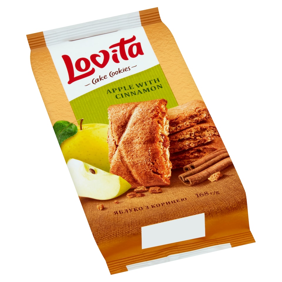 image 1 of Roshen Lovita Cake Cookies Apple with Cinnamon 168 g