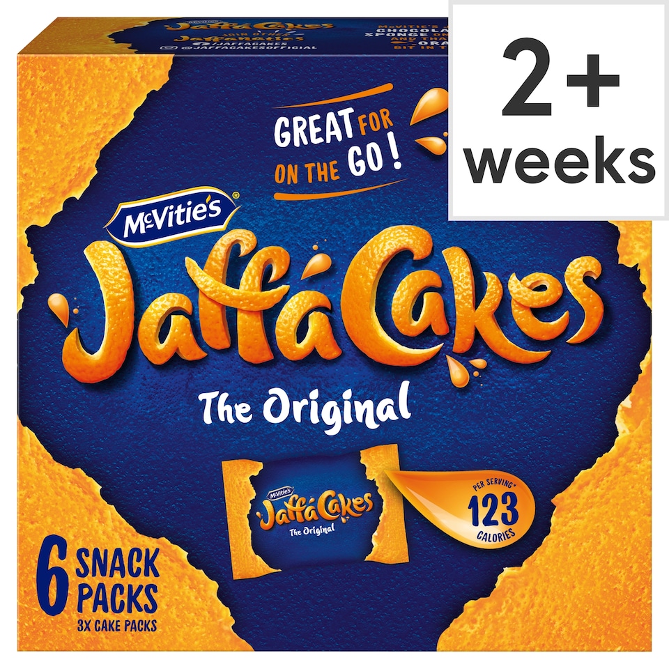 image 1 of McVitie's The Original Jaffa Cakes Snack Packs 6 x 3 Pack