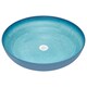 image 2 of Reactive Glaze Aqua Large Salad Bowl