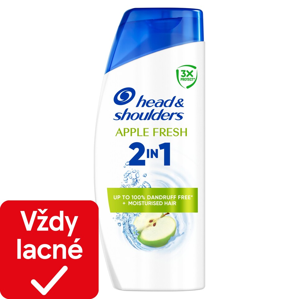 obrázok 1 z Head & Shoulders Apple Fresh 2 v 1 Šampón a Kondicionér 400 ml. Ochrana Proti Mastnote a Svrbeniu